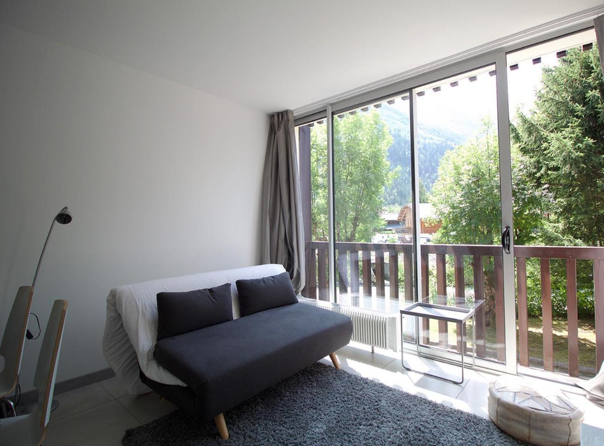 Studio Lumineux Avec Vue Sur Le Massif Du Mont-Blanc Chamonix Kültér fotó
